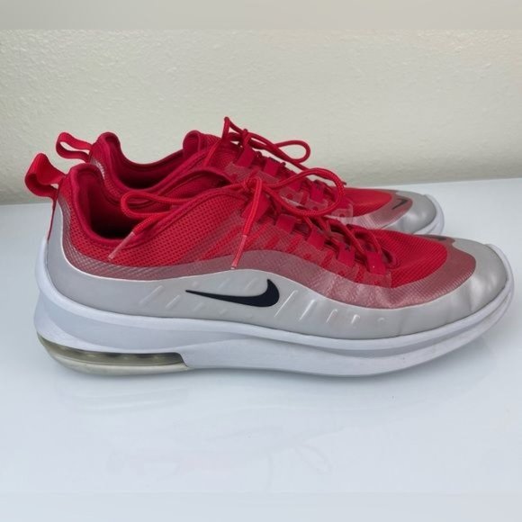 Nike Air Max Men’s 11.5 Axis Red Silver Sneakers AA2146-600 main image 7
